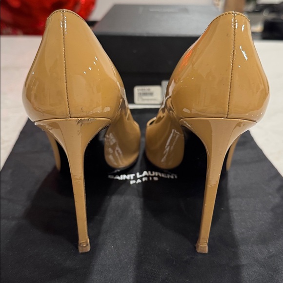 Saint Laurent Paris Skinny Patent Leather Pumps 😍 - Picture 4 of 8